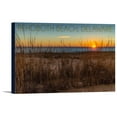 thumbnail image 1 of Rehoboth Beach, Delaware - Beach & Sunrise - Lantern Press Photography (18x12 Gallery Wrapped Stretched Canvas), 1 of 4
