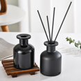 thumbnail image 3 of 150ml/5oz Empty Refillable Glass Diffuser Bottle Diffuser Jars Aromatherapy Storage Container Fragrance Accessories Use for DIY Replacement Reed Diffuser Sets (Light Black), 3 of 8