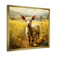thumbnail image 4 of Designart "Adorable Caprine Image In Grassland II" Animals Goat Picture Framed Wall Art Prints, 4 of 5