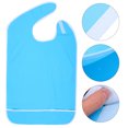 thumbnail image 3 of Bavoir Adulte, 2 Couleurs Différentes Bavoir, Adulte pour les Personnes Âgées, 3 of 8