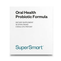 SuperSmart - Oral Health 4 Billion CFU - Oral & Dental Probiotics - with Lactobacillus Reuteri & Salivarius | Non-GMO & Gluten Free - 30 Sticks