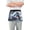 Adorable Wolf in Night, variant on Wolf with Girl in Forest Server Apron with 3 Pockets Waterproof Waitress Waist Short Apron for Man Woman 12 Inches