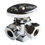 Avalon Three Way Angle Stop 5/8Comp x 1/2-7/16S.J. x 3/8OD Valve