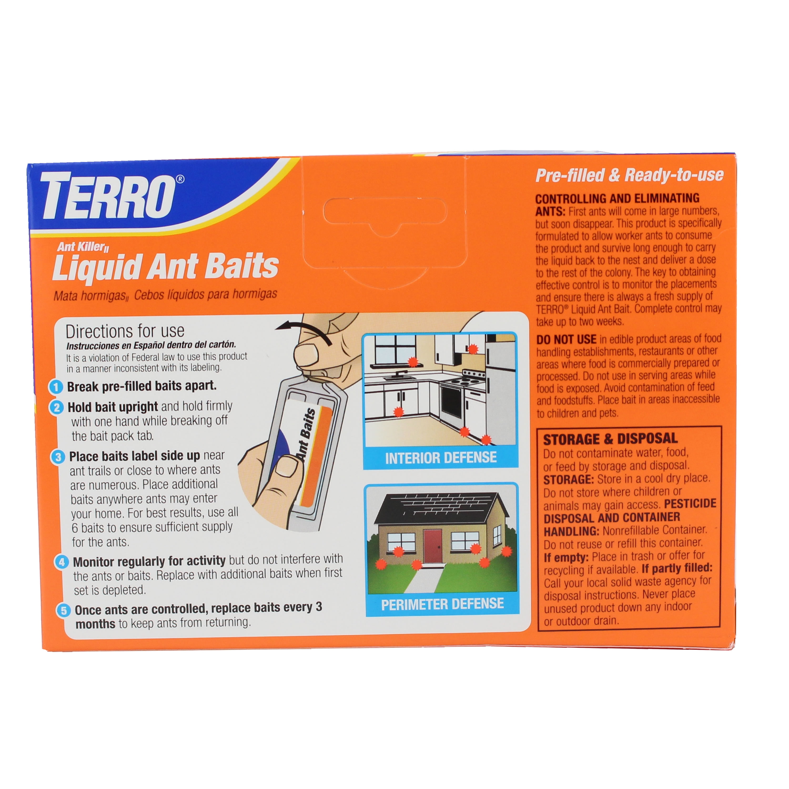 TERRO ANT KILLER II LIQUID ANT BAITS RTU PACK OF 6 - Virginia - Maryland -  West Virginia - Freedom Ag & Energy