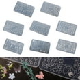 thumbnail image 2 of Flower Themed Nail Decorative Mold Silicone Texture for Various Nail Types, 2 of 13