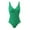 Green, variant on UTSJKR Women's One Piece Swimsuits Ribbed Textured Swimwear V Neck Push Up Bathing Suit Pool Party Outfits Wine XL