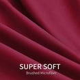 thumbnail image 5 of FreeLung Burgundy Full Size Bed Sheet Set - 1800 Thread Count Deep Pocket to 21 inches Mattress 4 Piece, 5 of 6