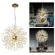 thumbnail image 4 of Lámpara colgante de rama de árbol con luz LED moderna, lámpara colgante decorativa 8Cabeza Dorada 1, 4 of 6