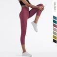 thumbnail image 3 of Pantalones de yoga para mujer, de una pieza, sin costuras, para deportes al aire libre, pantalones de fitness con circunferencia de cadera, 3 of 6