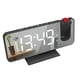 thumbnail image 2 of Reloj despertador con proyector, 3 niveles de brillo, enchufe USB con proyector en el techo Negro, 2 of 5
