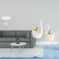 thumbnail image 2 of Escritorio redondo de casa de muñecas,Muebles de mesa redonda en miniatura para casa de muñecas,1 12,estatua de cisne,Estatuas y figuras de cisnes de cerámica modernas Esculturas,Escultura, 2 of 7