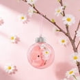 thumbnail image 6 of SIYTUAU Acrylic Easter Ball Decorative Pendant With Transparent Bunny And Flower For Window Home Spring Atmospheres Decor, 6 of 6