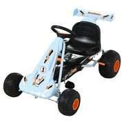 Aosom Pedal Go Kart Children Ride on Car Cute Style w Adjustable Seat