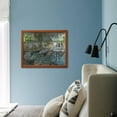 thumbnail image 4 of Bathers at La Grenouillere, 1869, Scenic Framed Art Print Wall Art by Claude Monet Sold by Art.Com, 4 of 5