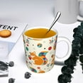 thumbnail image 5 of Yiaed Squirrel With Colorful Tail Print Ceramics Coffee,Large Handle Design,Extra Large Tea and Coffee Cup for Office and Home Mugs, 5 of 6