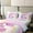 Pink C, variant on Erosebridal Girls Pink Unicorn 100% Cotton Comforter Cover King, Initial S Letter 100% Cotton Comforter Cover King, Cartoon Animal Decor, Reversible（No Comforter）