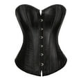 thumbnail image 1 of Grebrafan Bustier Corsets à Baleines Haut Femme Noir 4TG, 1 of 1