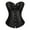 Black, variant on Boned Corsets Bustier Top Women White 2XL