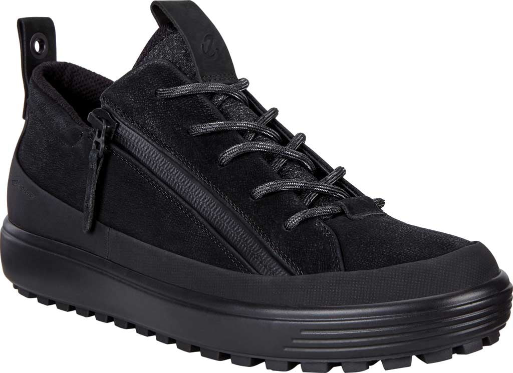 Men s ECCO Xpedition III GORE TEX Hiking Shoe Black Black Cow Leather Textile 46 M Walmart