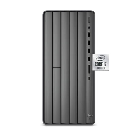 HP Envy Desktop, 10th Generation Intel Core i7-10700, 16GB RAM, 1 TB Hard Drive & 512 GB SSD, Windows 11 (TE01-1020, Black)