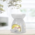 thumbnail image 2 of EeaseCA 1 Set Ceramic Aroma Furnace Aroma Container Hollow-out Essential Oil Burner, 2 of 8