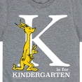 thumbnail image 3 of Dr. Seuss - K Is For Kindergarten - School - Youth Short Sleeve Graphic T-Shirt, 3 of 6