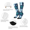 thumbnail image 6 of Fotbe Alpaca Astronaut in Space print Women's Men's Novelty Crew Socks Cotton Socks Knee High Socks for Walking,Running,Nurses,Pregnancy, 6 of 9