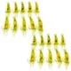thumbnail image 2 of Señuelo para Peces de Mar LobstaHook 2Paq 20pzs 45x15mm 1.3g Amarillo Silicon Suave Anzuelo, 2 of 2