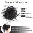 thumbnail image 2 of MORICA Tousled Updo Messy Bun Hair Piece Extension with Elastic Rubber Band Synthetic Scrunchies Ponytail for Women, 2 of 5