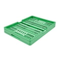thumbnail image 4 of Mainstays Plastic Collapsible Storage Basket with Handles, Green, 4 of 11