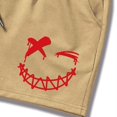 thumbnail image 4 of PMUYBHF Mens Stretch Pants Men's Letter Graphic Track Shorts Drawstring Waist Summer Workout Shorts Brunt Work Pants Rave Pants, 4 of 6