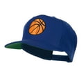 thumbnail image 2 of Basketball Embroidered Flat Bill Cap - Royal OSFM, 2 of 5
