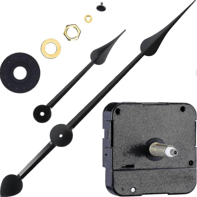 Long Shaft High Torque Clock Movement Clock Motor With 7 Inch Spade Hands (ruipei)