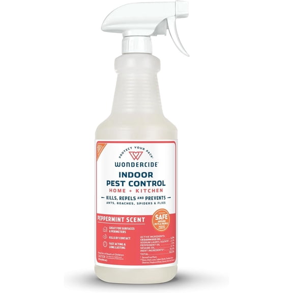 Indoor pest control spray, suitable for home and kitchen - containing natural essential oils - pet and home safety