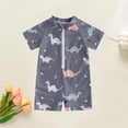 thumbnail image 4 of Traje de baño de verano estampado para niños, traje de baño de una sola pieza con media cremallera, traje de baño infantil, traje de baño para niños, 4 of 6