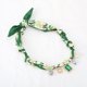 thumbnail image 5 of Ofertas Únicas 1 Pc Collar de Bufanda Duradero con Encanto, Corbata Ajustable, Choker Declarativo para Mujeres Verde Blanco, 5 of 5