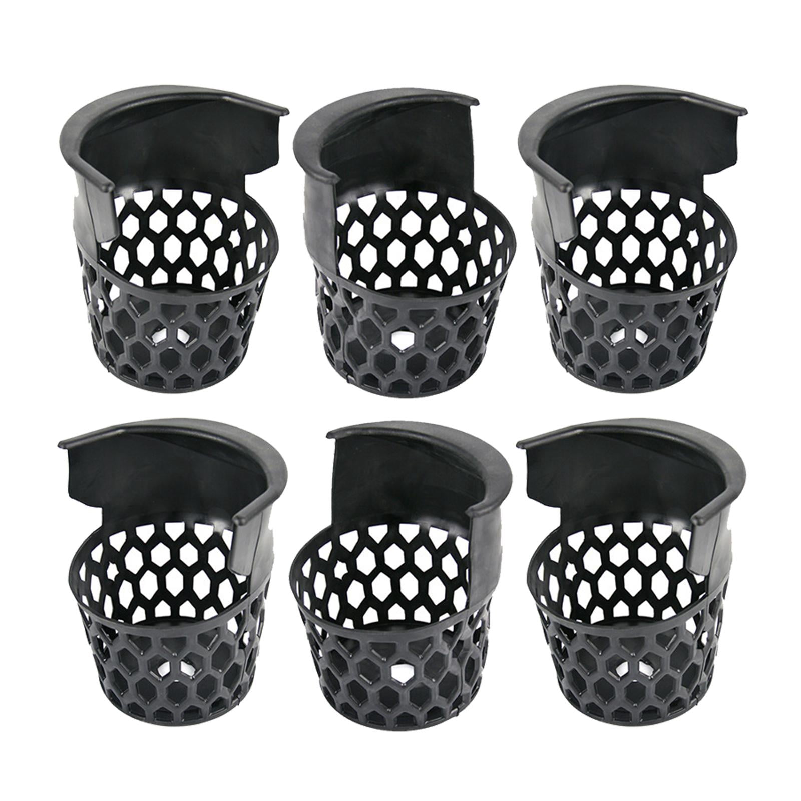 Juego De 6 Bolsillos De Malla Para Mesa De Billar | Reemplazo Fácil | Nylon Resistente | Blanco O Negro