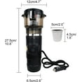 thumbnail image 2 of 12 V Car Coffee Maker for Single Serve K Cup Pod Capsule 5 Ounce Capacity Electric Travel Coffee Machine, 2 of 8
