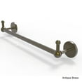 thumbnail image 4 of Allied Brass Prestige Skyline 36'' Towel Bar with Integrated Hooks in Satin Nickel, 4 of 5