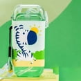 thumbnail image 1 of Botella de agua para niños BuyWeekMX con pajita 280 ml plástico silicona, 1 of 1