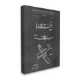 thumbnail image 3 of Stupell Industries Intricate Airplane Blueprint Chart Graphic Art Gallery Wrapped Canvas Print Wall Art, Design by Karl Hronek, 3 of 7