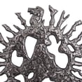 thumbnail image 5 of DecMode Silver Aluminum Sunburst Wall Decor with Textured Pattern (3 Count), 5 of 8
