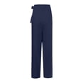 thumbnail image 5 of BLVB Women's Plus Size Wide Leg Cotton and Linen Pants, Navy, XX-Large, 5 of 5