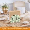 thumbnail image 6 of Yayeee Napkin Holder for Table Kitchen Paper Tissue Organization, Green Triangles Pattern, 6 of 8