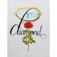 thumbnail image 2 of Diamond Supply Co. Men's Gold Rose Chain Diamond Tee T-Shirt (Small, White), 2 of 2