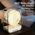 thumbnail image 4 of Rewenti Desktop Circular Fan Belt Storage Box with Usb Rechargeable Fan, 4 of 5