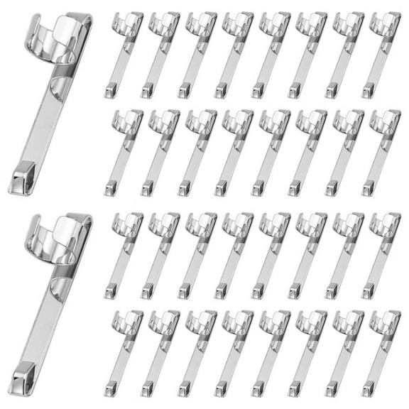 Metal Pencil Clips Slide on Pocket Snap in, Holder Clip Hangable Portable Clips, 60 Pcs