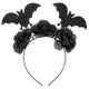 thumbnail image 1 of KAKOWELY Diadema de flores para Halloween, tocado de actuación, adorno para el cabello, accesorio para cosplay, 1 of 5