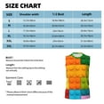 thumbnail image 5 of Lsque Colorful Building Blocks Print Men's Cotton Blend Sleeveless Muscle Shirts (S-3XL)- Moisture Wicking, Odor Protection, UPF 30+,X-Large, 5 of 8