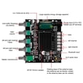 thumbnail image 5 of Placa Amplificadora de Potencia Digital -MT21 50Wx2 + 100W 2,1 Canales AUX + BT5.0 Placa Amplificadora de Potencia Supergraves de Tono Alto y Bajo, 5 of 5
